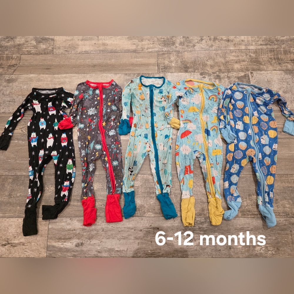 Little Sleepies Pajamas Zippy Bunde Of 5